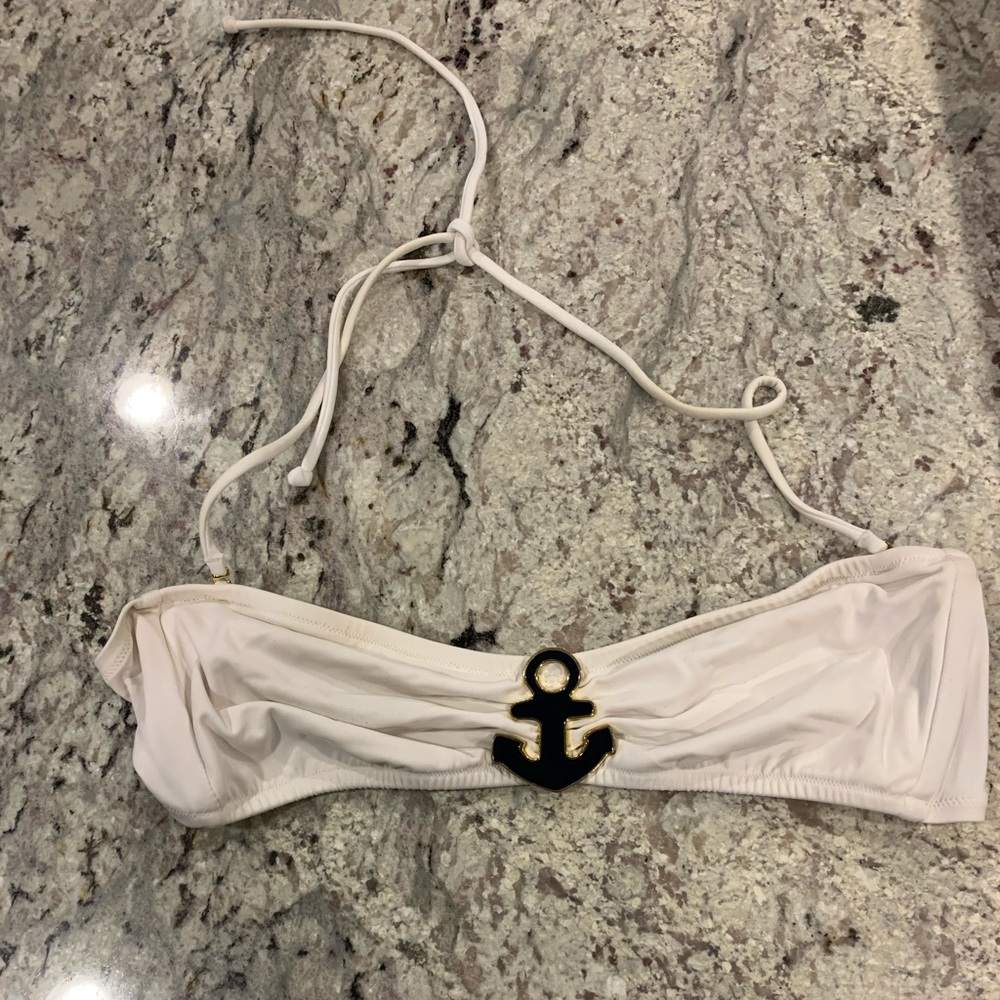 Nautical Victoria’s Secret White Bikini Top